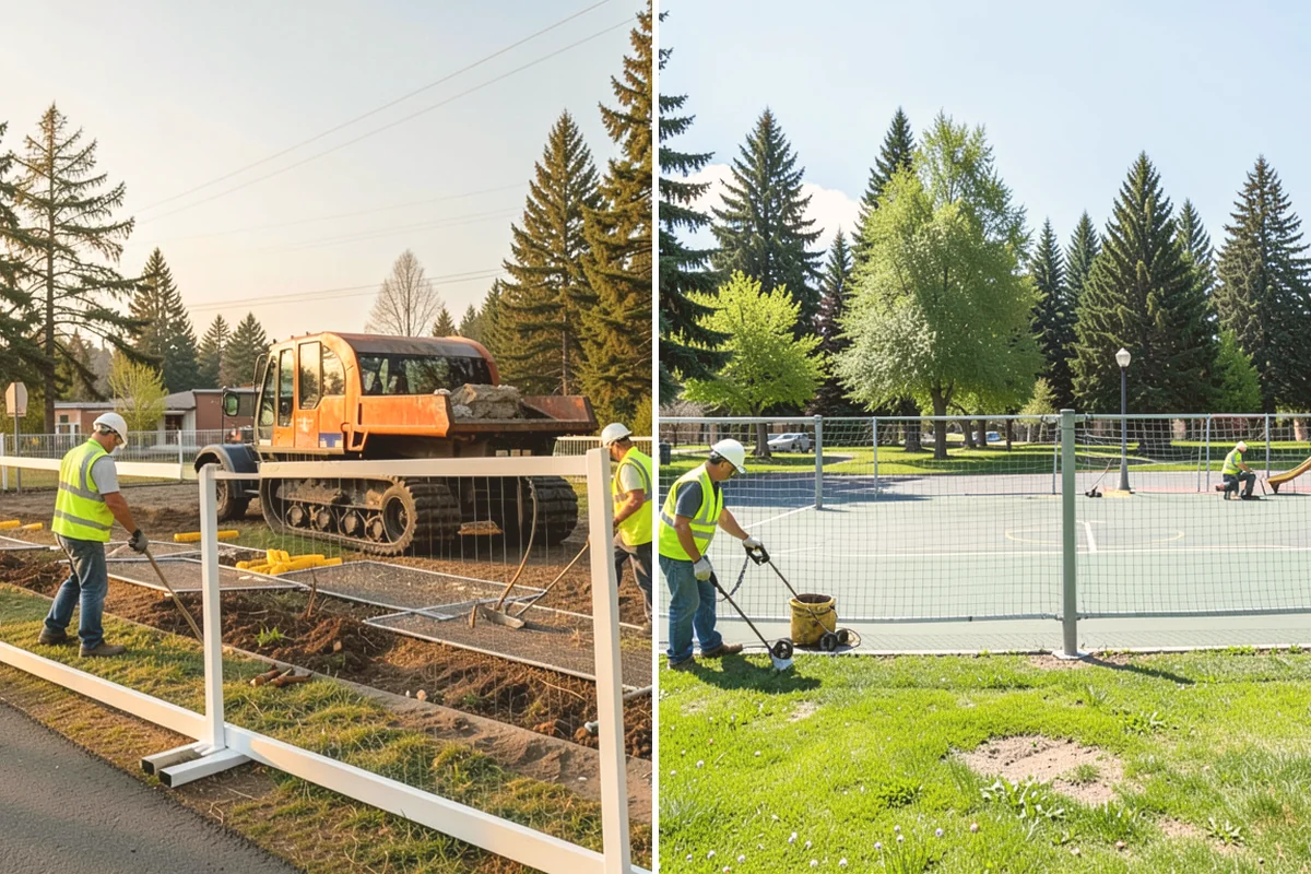Parking Lot Cleaning in Bothell, King County, WA - Survey lot size, surface type, and staining with staff