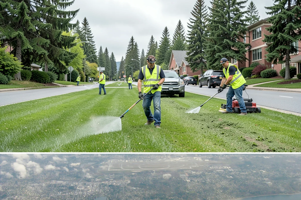 Parking Lot Cleaning in Burien, King County, WA - Parking-lot cleaning is best scheduled in dry spring and summer months when surfaces dry quickly and closures can be kept short.