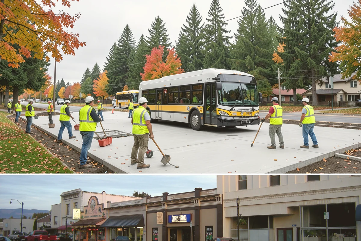 Parking Lot Cleaning in Burlington, Skagit County, WA - Parking-lot cleaning is best scheduled in dry spring and summer months when surfaces dry quickly and closures can be kept short.