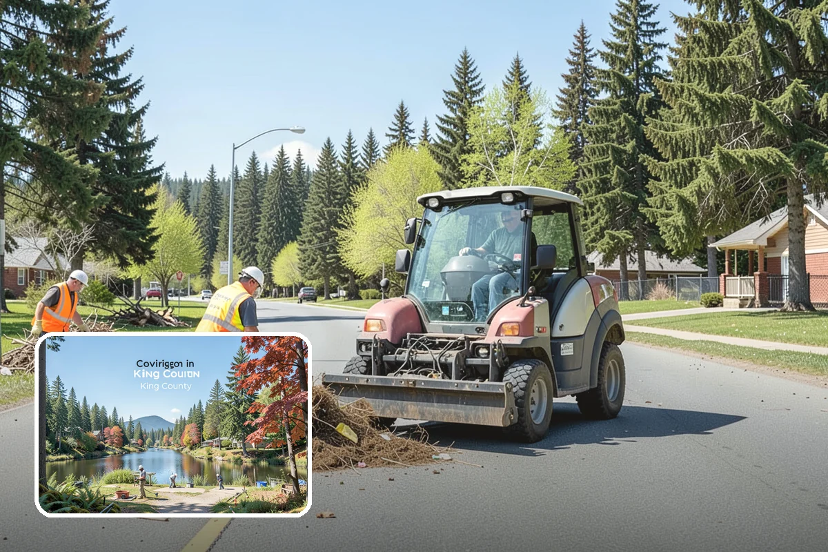 Parking Lot Cleaning in Covington, King County, WA - Removes oil, gum, and grime that stain lot surfaces