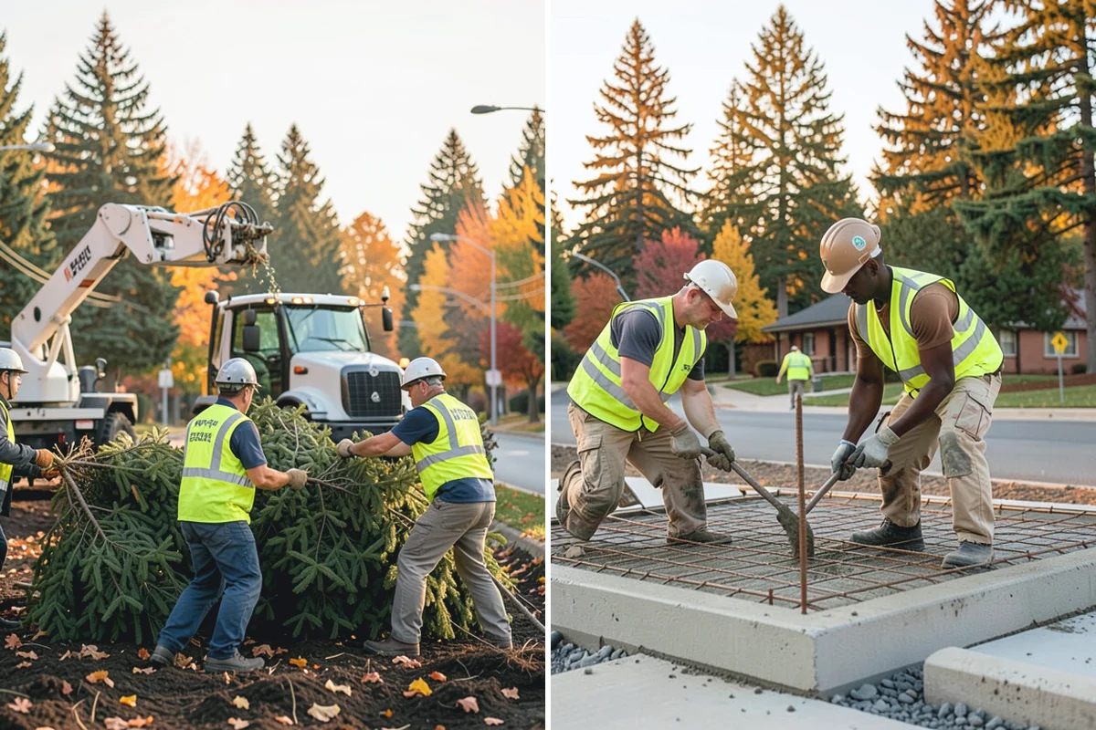 Parking Lot Cleaning in Des Moines, King County, WA - Survey lot size, surface type, and staining with staff