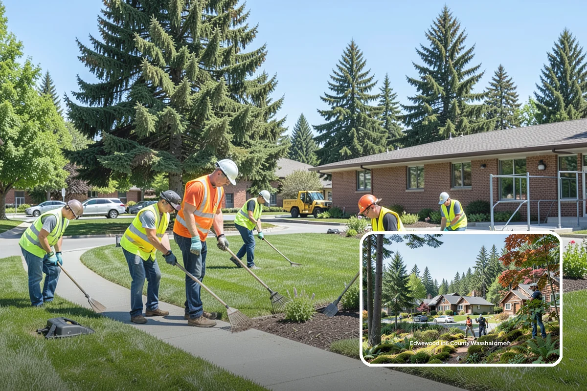 Parking Lot Cleaning in Edgewood, Pierce County, WA - Removes oil, gum, and grime that stain lot surfaces