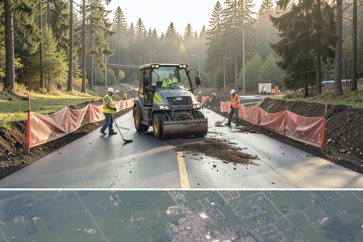 Parking Lot Cleaning in Enumclaw, King County, WA - Parking-lot cleaning is best scheduled in dry spring and summer months when surfaces dry quickly and closures can be kept short.
