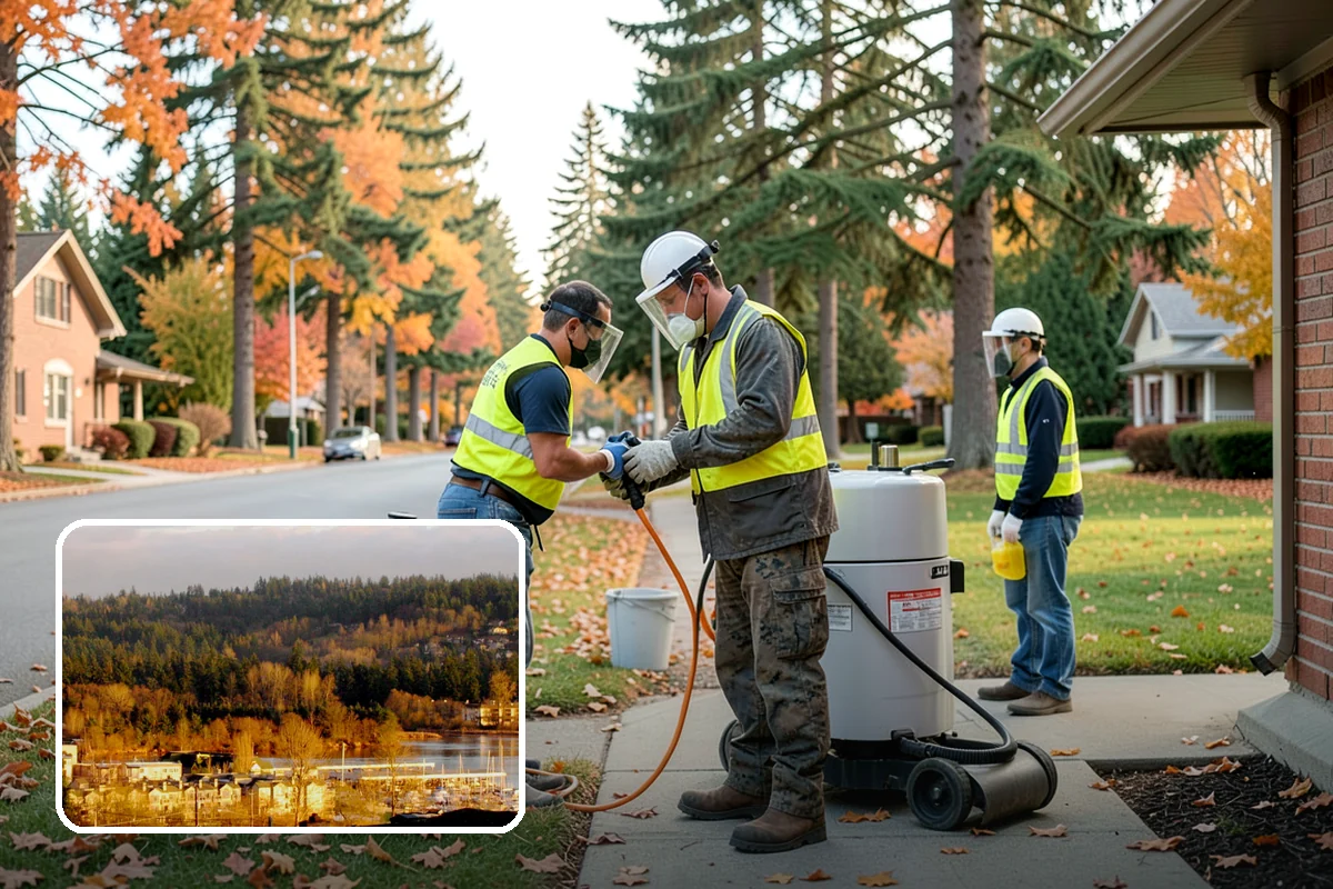 Parking Lot Cleaning in Kenmore, King County, WA - Removes oil, gum, and grime that stain lot surfaces