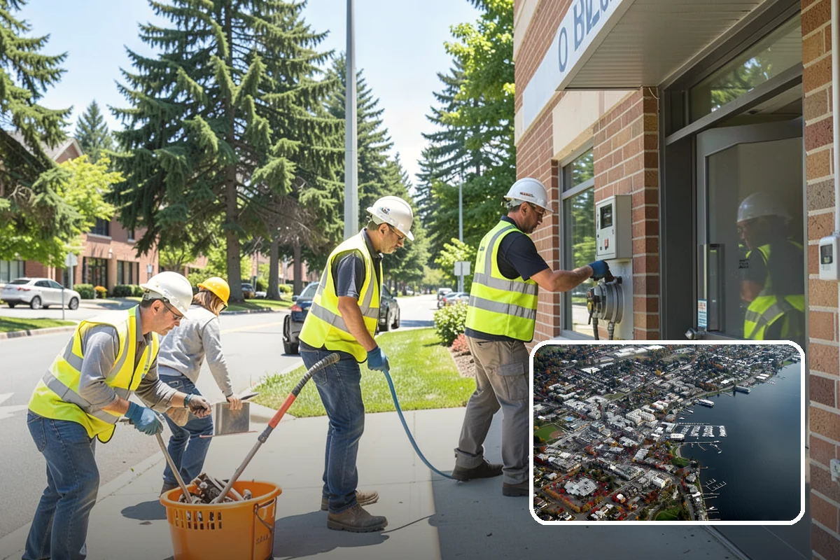 Parking Lot Cleaning in Kirkland, King County, WA - Removes oil, gum, and grime that stain lot surfaces