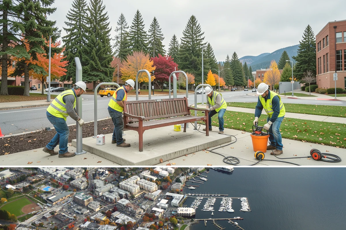 Parking Lot Cleaning in Kirkland, King County, WA - Parking-lot cleaning is best scheduled in dry spring and summer months when surfaces dry quickly and closures can be kept short.