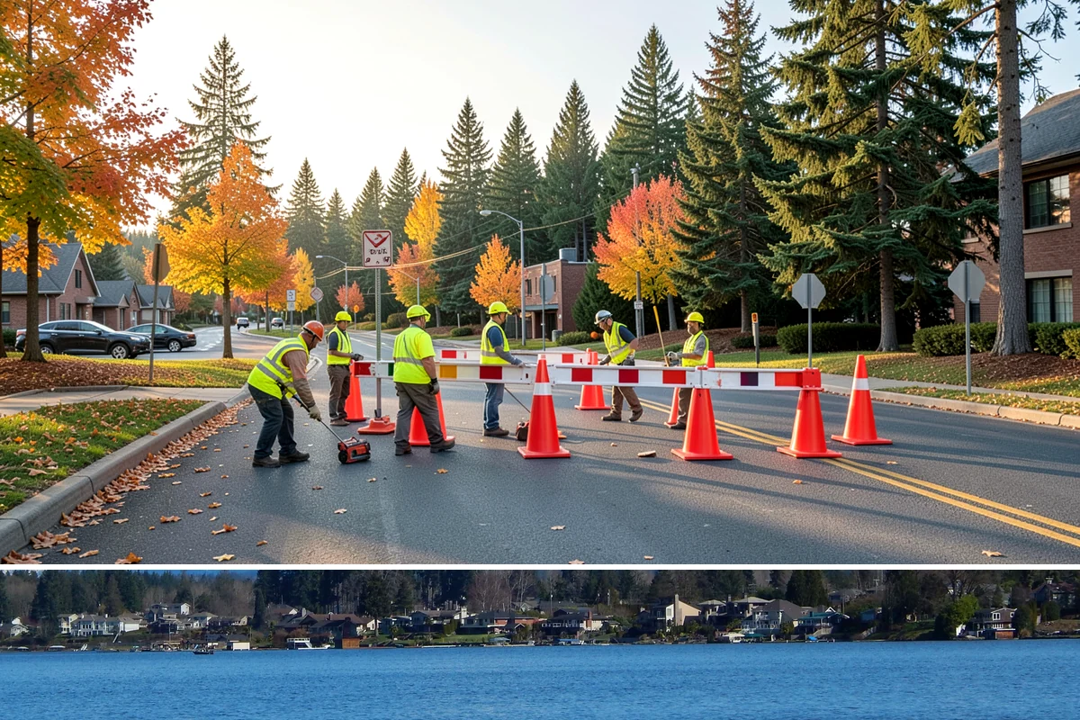 Parking Lot Cleaning in Lake Stevens, Snohomish County, WA - Parking-lot cleaning is best scheduled in dry spring and summer months when surfaces dry quickly and closures can be kept short.