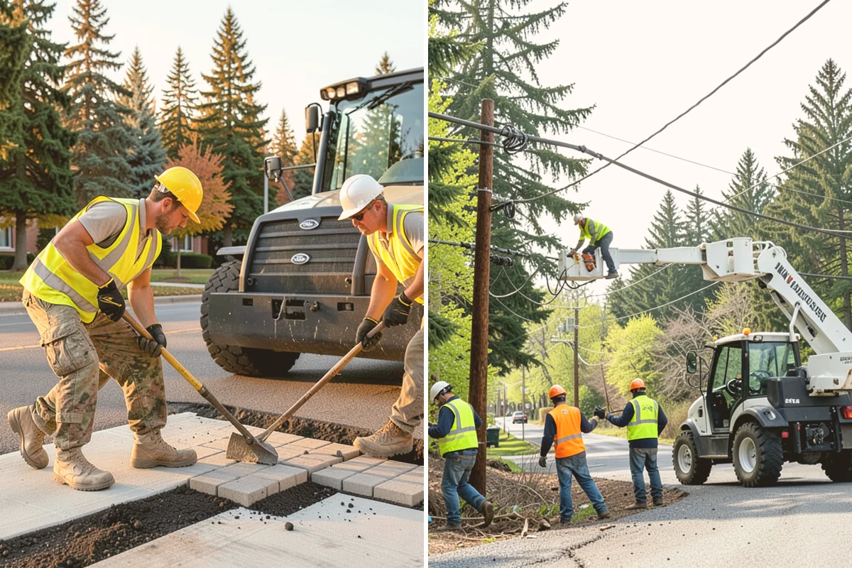 Parking Lot Cleaning in Lynnwood, Snohomish County, WA - Survey lot size, surface type, and staining with staff