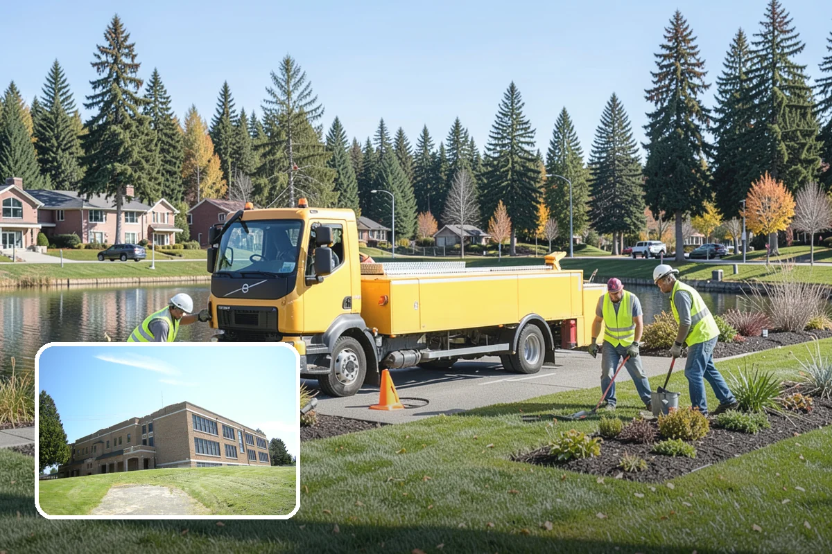 Parking Lot Cleaning in Maple Valley, King County, WA - Removes oil, gum, and grime that stain lot surfaces