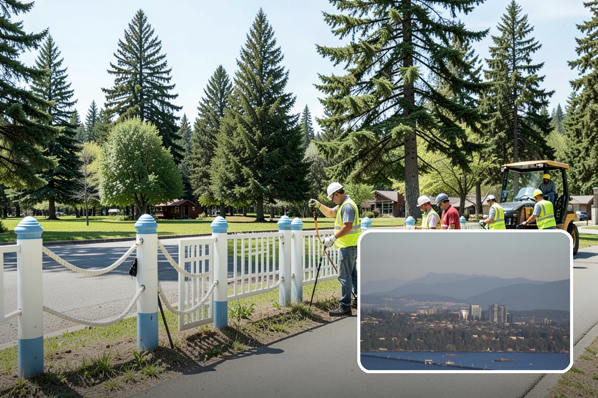 Parking Lot Cleaning in Medina, King County, WA - Removes oil, gum, and grime that stain lot surfaces