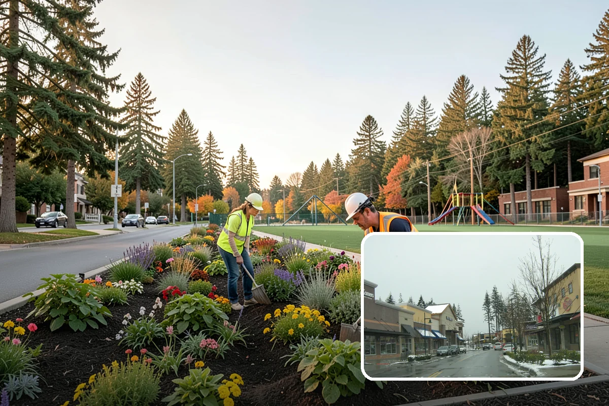 Parking Lot Cleaning in Mill Creek, Snohomish County, WA - Removes oil, gum, and grime that stain lot surfaces