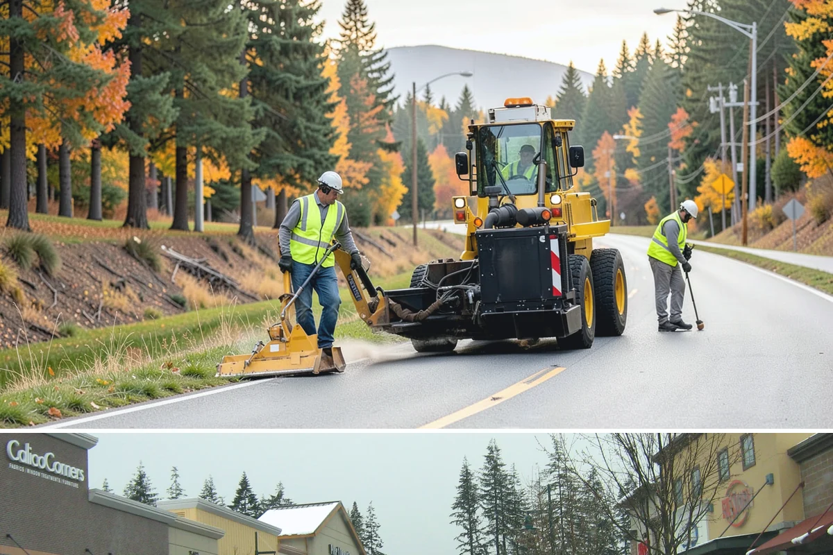 Parking Lot Cleaning in Mill Creek, Snohomish County, WA - Parking-lot cleaning is best scheduled in dry spring and summer months when surfaces dry quickly and closures can be kept short.