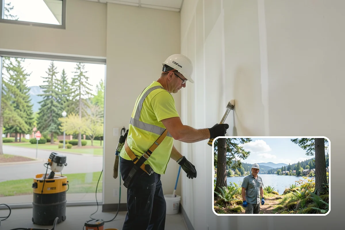 Parking Lot Cleaning in Milton, King County, WA - Removes oil, gum, and grime that stain lot surfaces