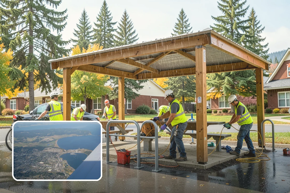 Parking Lot Cleaning in Oak Harbor, Island County, WA - Removes oil, gum, and grime that stain lot surfaces