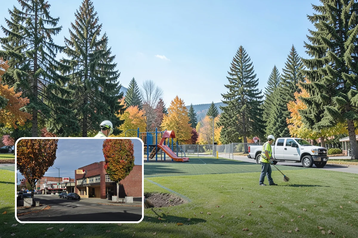 Parking Lot Cleaning in Puyallup, Pierce County, WA - Removes oil, gum, and grime that stain lot surfaces