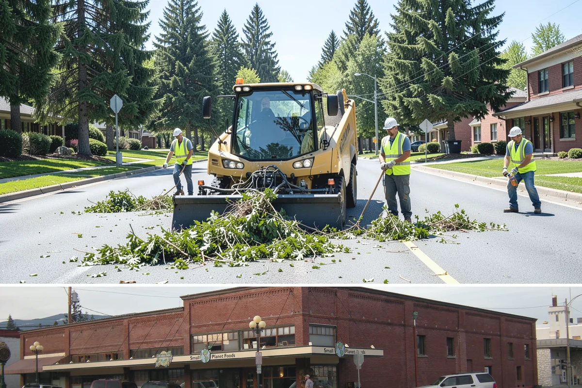 Parking Lot Cleaning in Sedro-Woolley, Skagit County, WA - Parking-lot cleaning is best scheduled in dry spring and summer months when surfaces dry quickly and closures can be kept short.