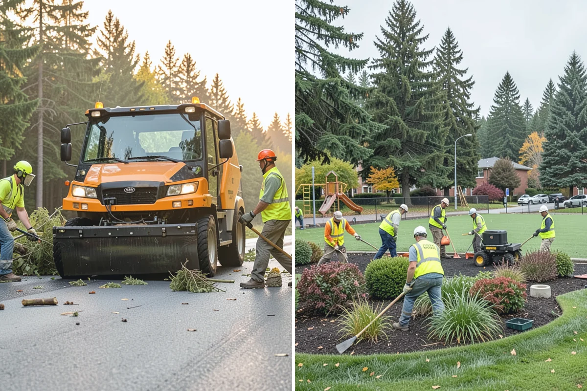 Parking Lot Cleaning in Skykomish, King County, WA - Survey lot size, surface type, and staining with staff