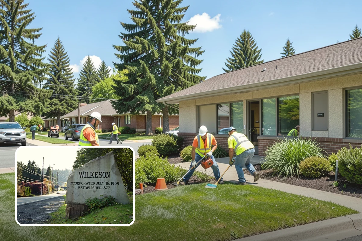 Parking Lot Cleaning in Wilkeson, Pierce County, WA - Removes oil, gum, and grime that stain lot surfaces