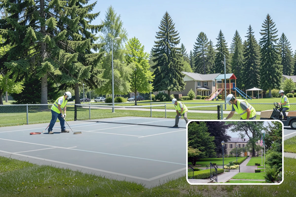 Parking Lot Cleaning in Woodinville, King County, WA - Removes oil, gum, and grime that stain lot surfaces
