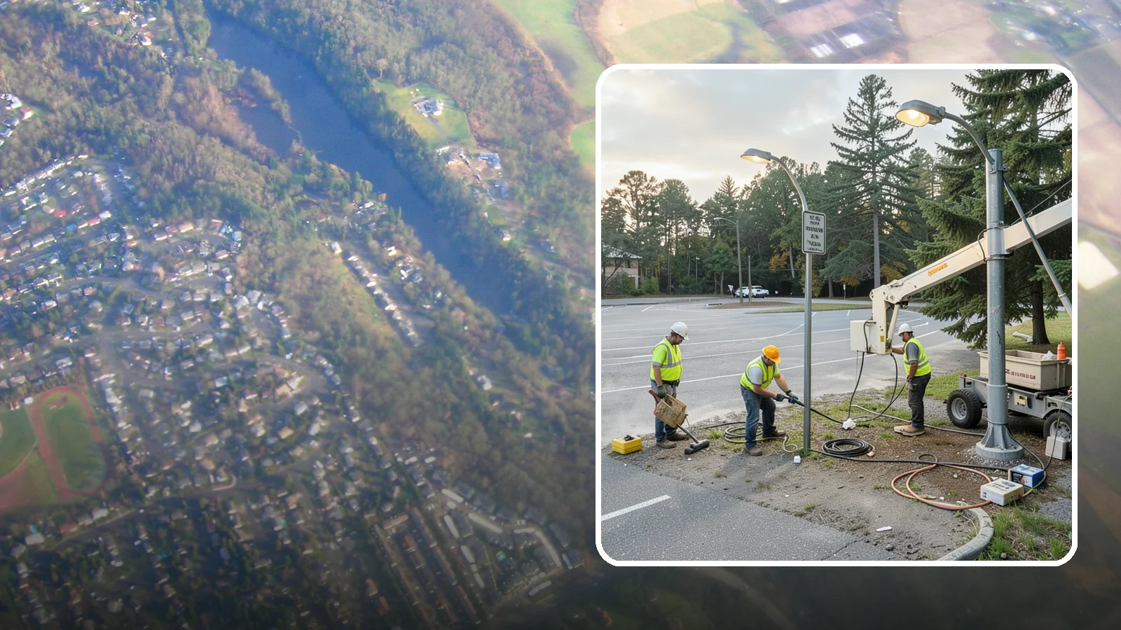 Parking Lot Lighting in Algona, King County, WA - Maintenance and repair of pole-mounted parking lot lighting at public facilities and transit sites.