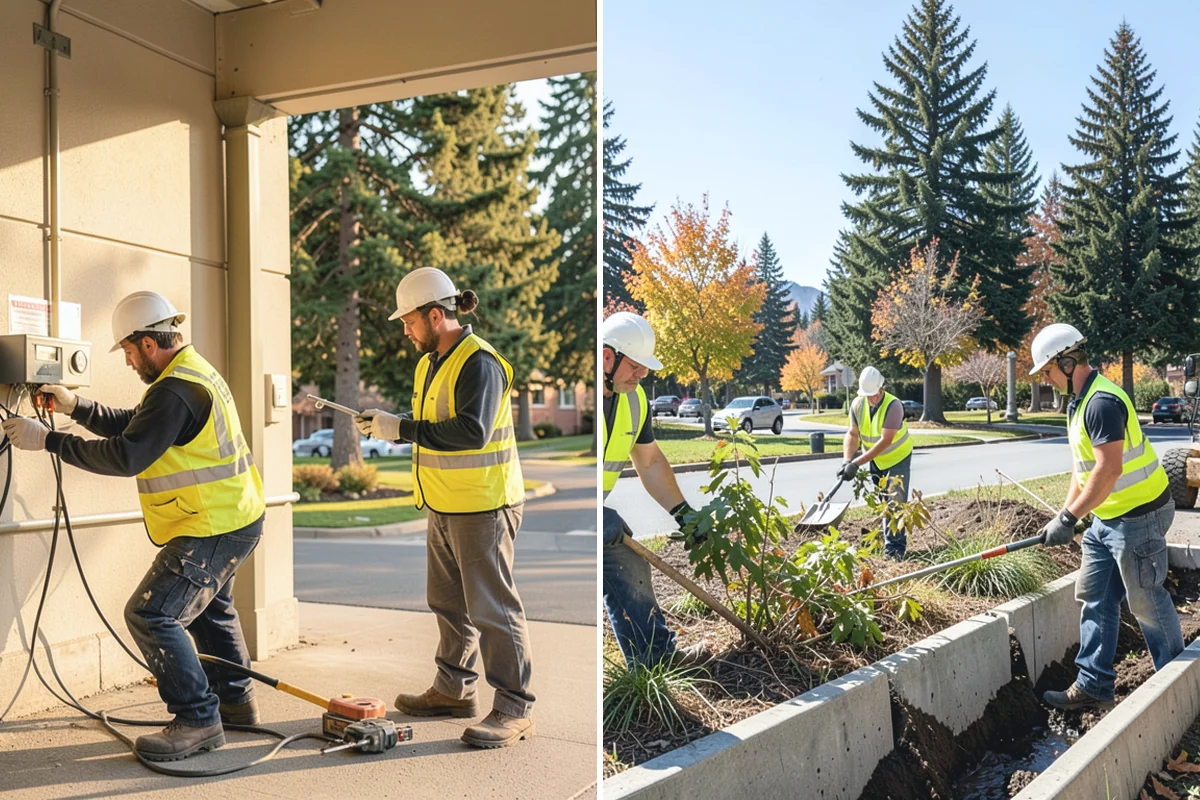 Parking Lot Lighting in Bonney Lake, Pierce County, WA - Assess pole fixtures, photocells, timers, and coverage