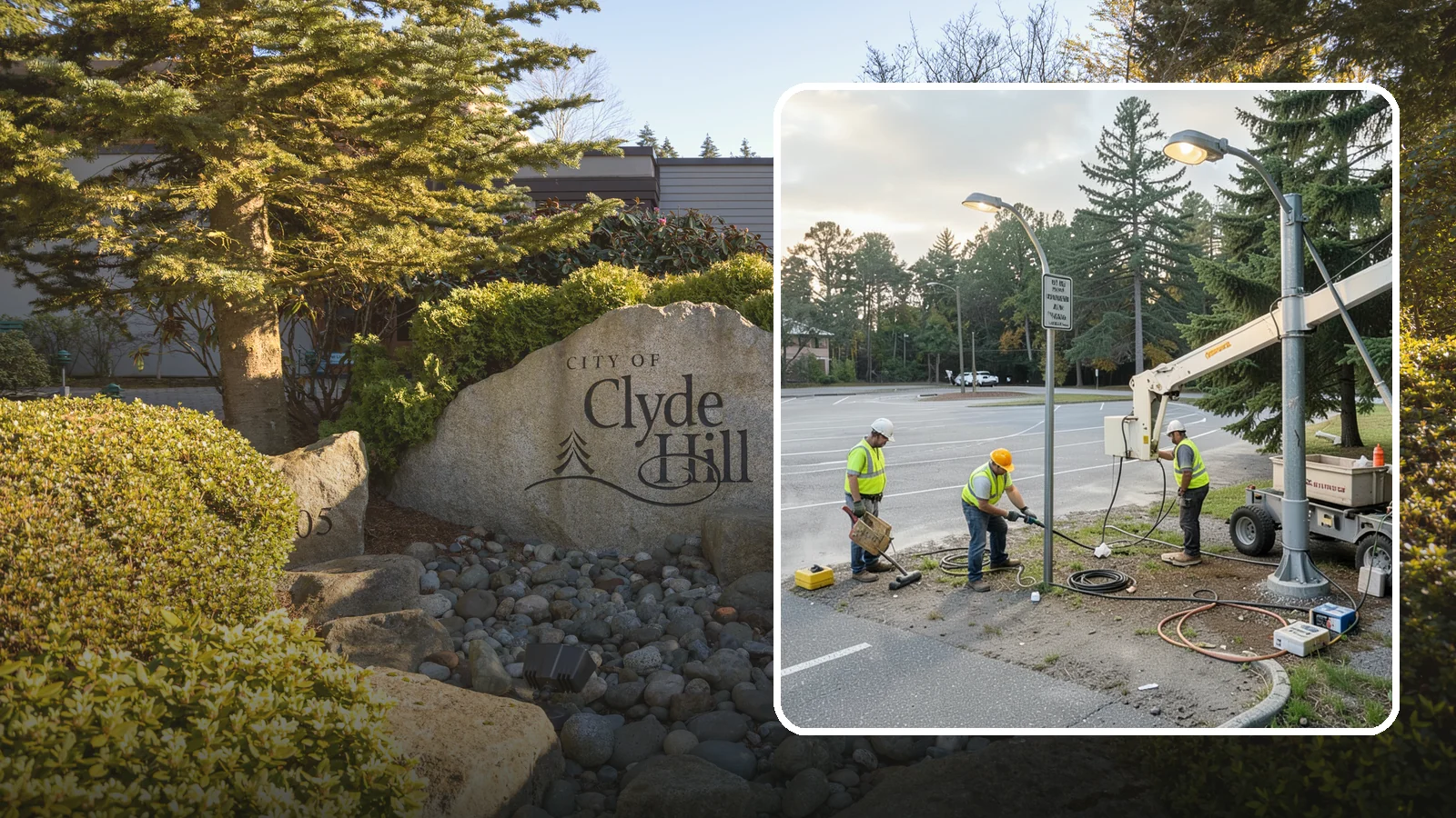 Parking Lot Lighting in Clyde Hill, King County, WA - Maintenance and repair of pole-mounted parking lot lighting at public facilities and transit sites.