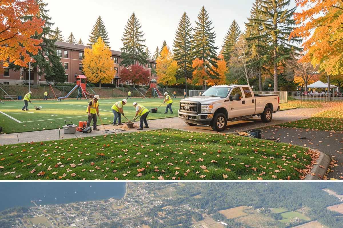 Parking Lot Lighting in Coupeville, Island County, WA - Lighting checks are valuable year-round and especially before winter, when early darkness increases lot usage after hours.