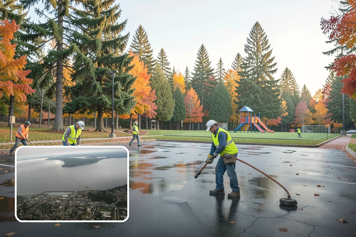 Parking Lot Lighting in Des Moines, King County, WA - Improves safety and crime deterrence in public lots