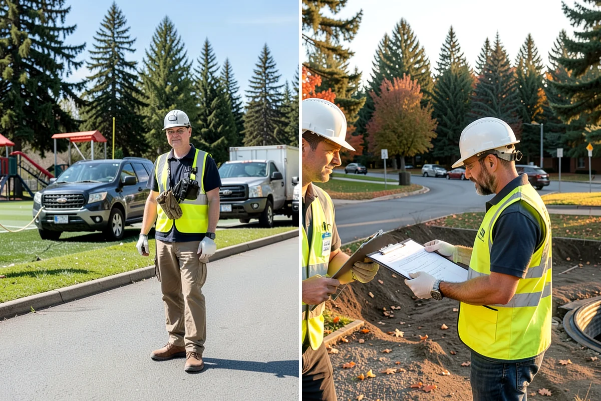 Parking Lot Lighting in Fircrest, Pierce County, WA - Assess pole fixtures, photocells, timers, and coverage