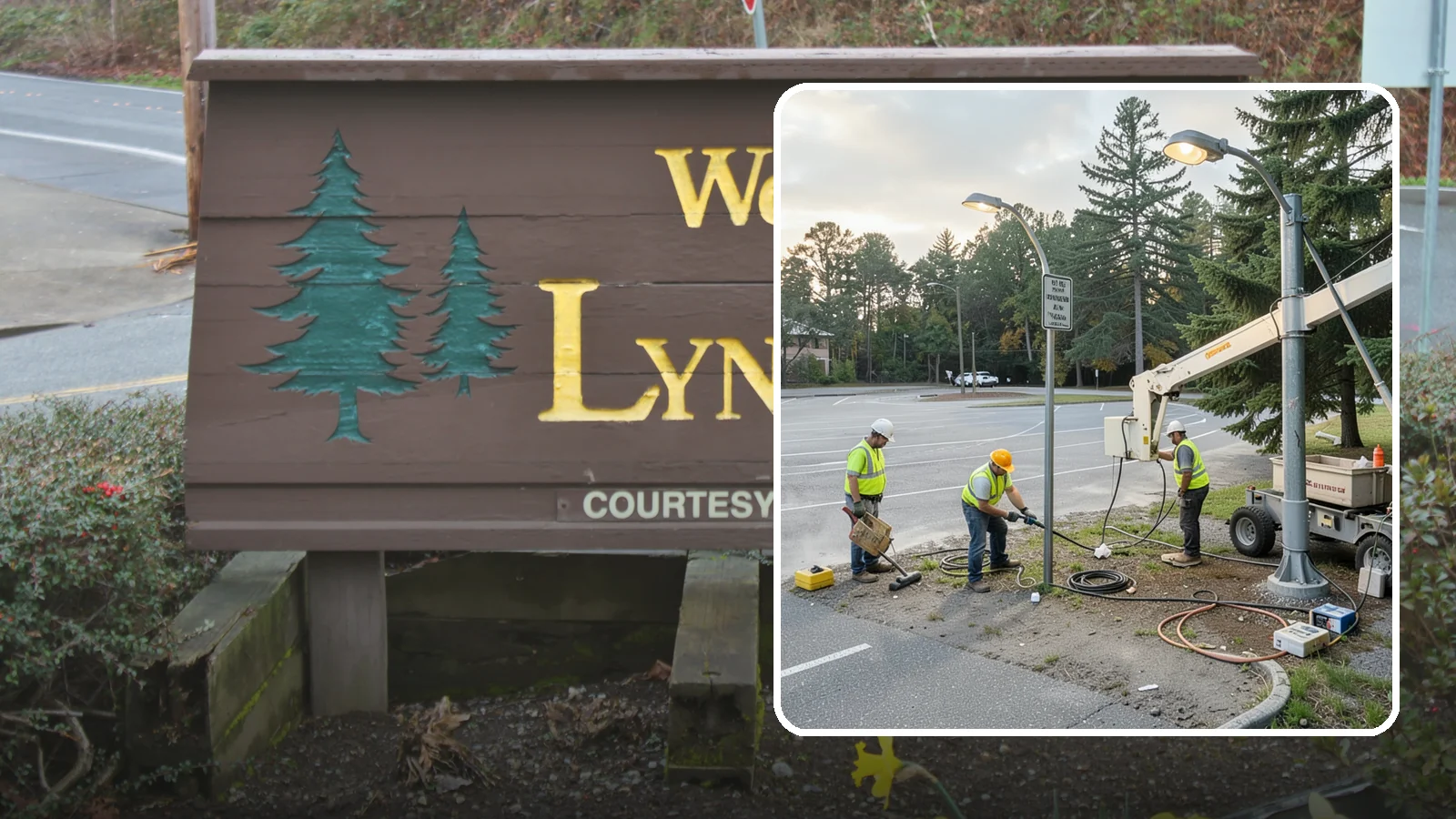 Parking Lot Lighting in Lynnwood, Snohomish County, WA - Maintenance and repair of pole-mounted parking lot lighting at public facilities and transit sites.
