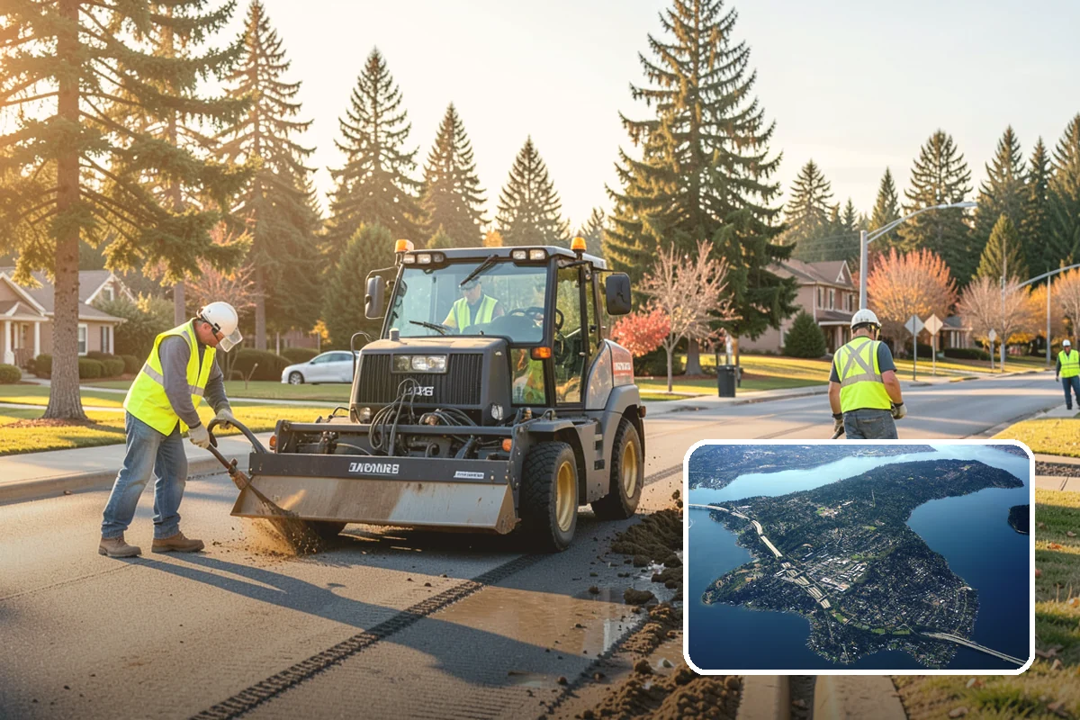 Parking Lot Lighting in Mercer Island, King County, WA - Improves safety and crime deterrence in public lots