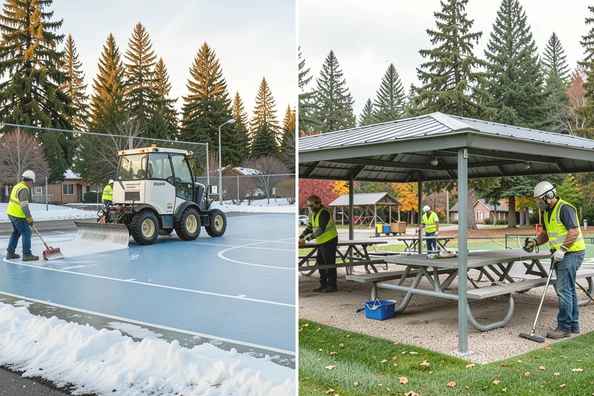 Parking Lot Lighting in Mill Creek, Snohomish County, WA - Assess pole fixtures, photocells, timers, and coverage