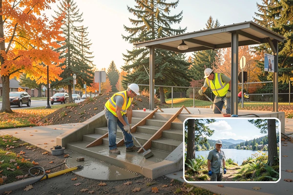 Parking Lot Lighting in Milton, King County, WA - Improves safety and crime deterrence in public lots
