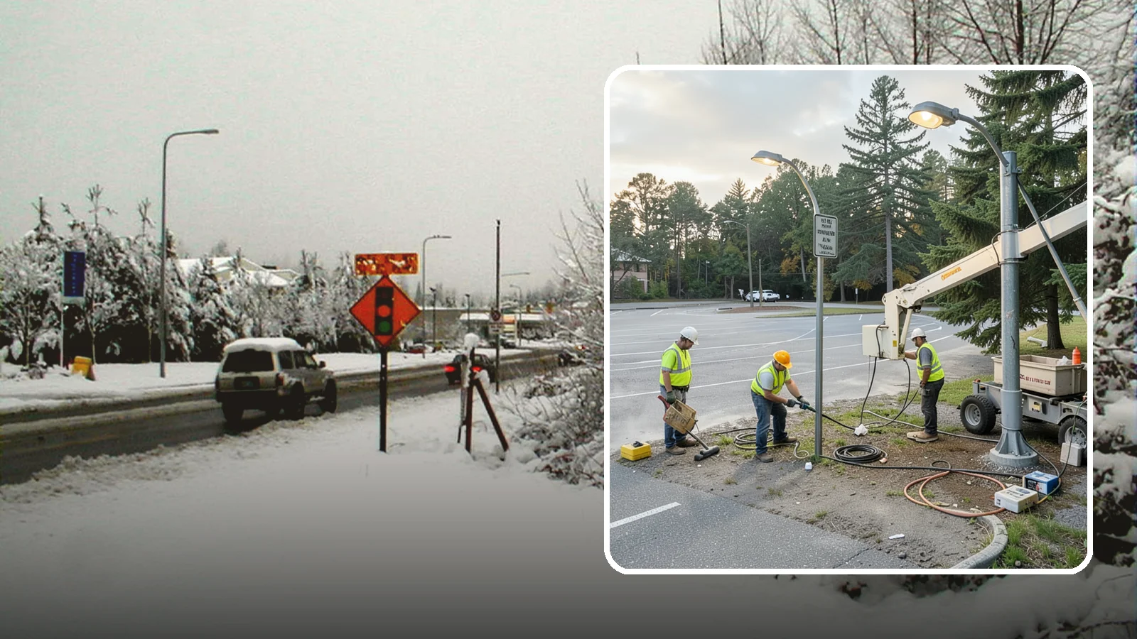 Parking Lot Lighting in Newcastle, King County, WA - Maintenance and repair of pole-mounted parking lot lighting at public facilities and transit sites.