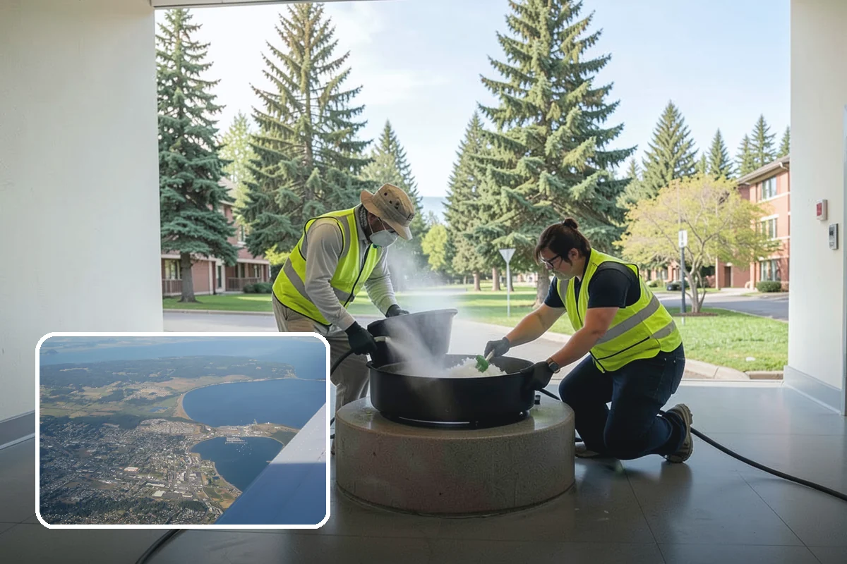 Parking Lot Lighting in Oak Harbor, Island County, WA - Improves safety and crime deterrence in public lots