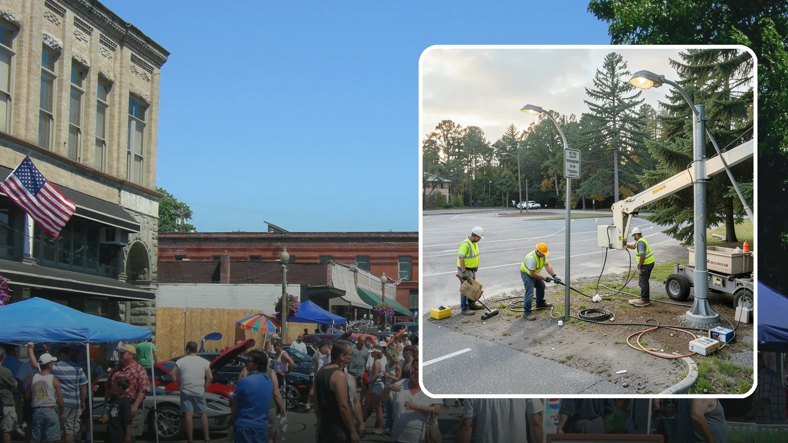 Parking Lot Lighting in Snohomish, Snohomish County, WA - Maintenance and repair of pole-mounted parking lot lighting at public facilities and transit sites.