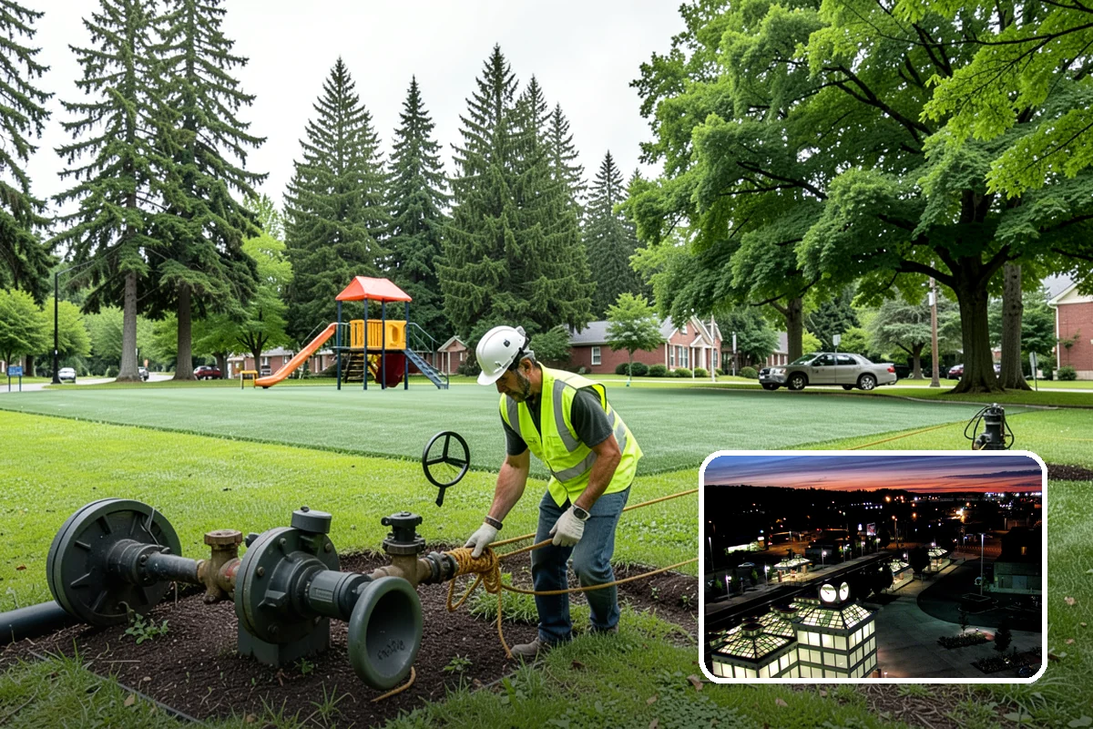 Parking Lot Paving in Auburn, King County, WA - Engineered section sized to actual lot traffic
