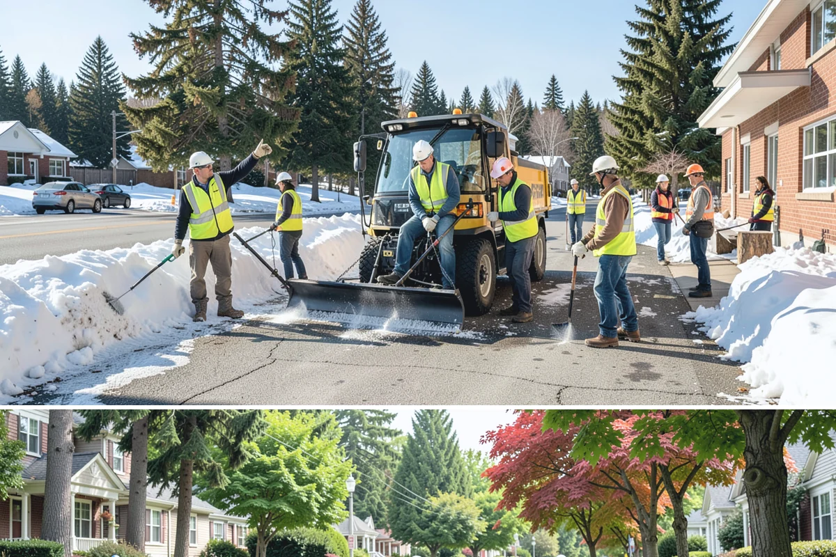 Parking Lot Paving in Beaux Arts Village, King County, WA - Lot paving is scheduled in summer to secure the dry, warm weather that quality compaction requires.