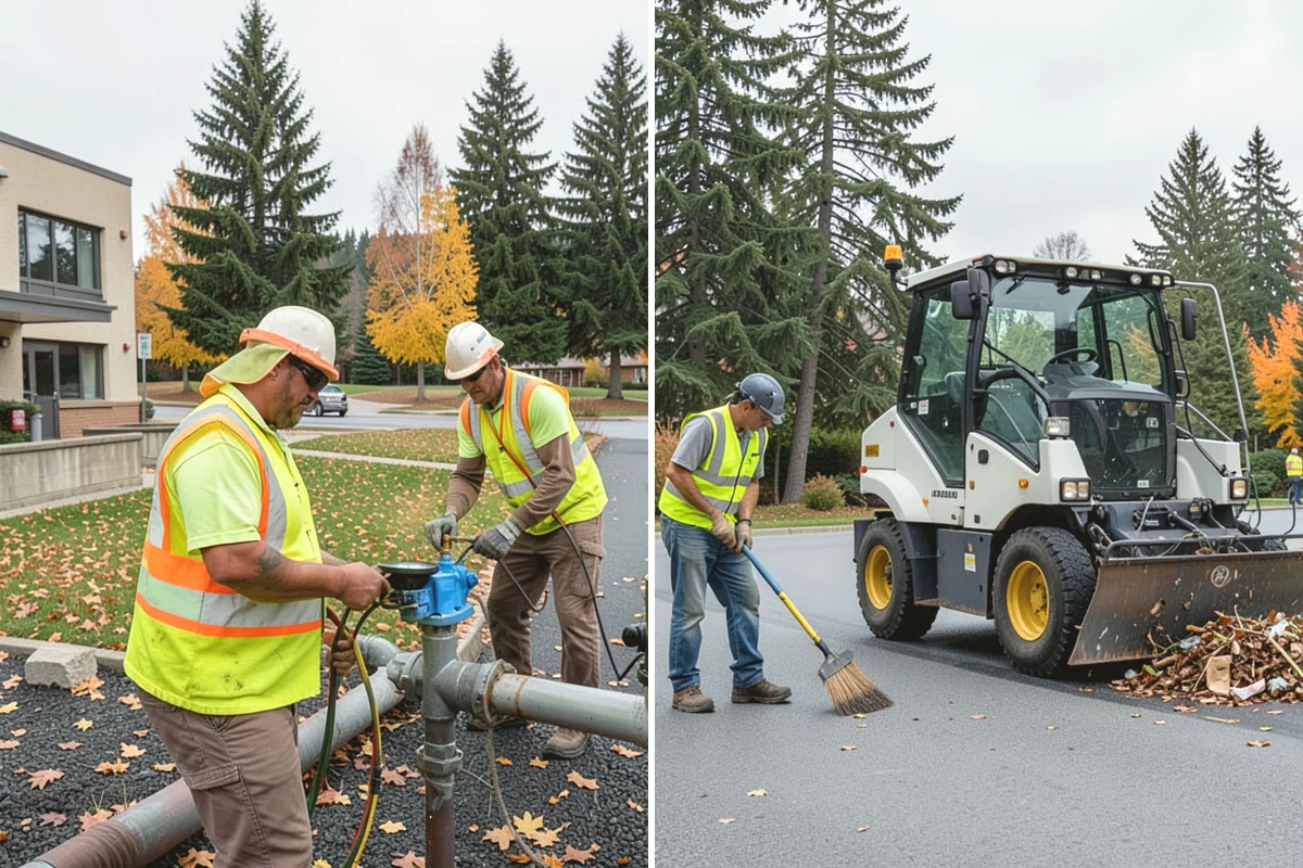 Parking Lot Paving in Black Diamond, King County, WA - Grade and build the base to the design section