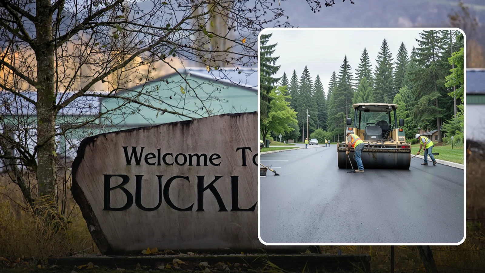 Parking Lot Paving in Buckley, Pierce County, WA - Full-depth and overlay paving for municipal parking lots at facilities, parks, and transit sites.