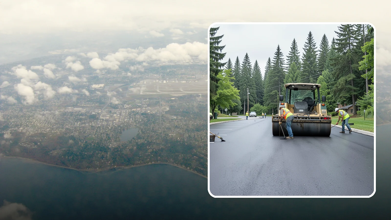 Parking Lot Paving in Burien, King County, WA - Full-depth and overlay paving for municipal parking lots at facilities, parks, and transit sites.
