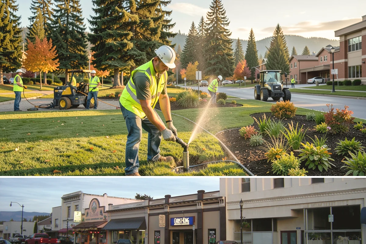 Parking Lot Paving in Burlington, Skagit County, WA - Lot paving is scheduled in summer to secure the dry, warm weather that quality compaction requires.