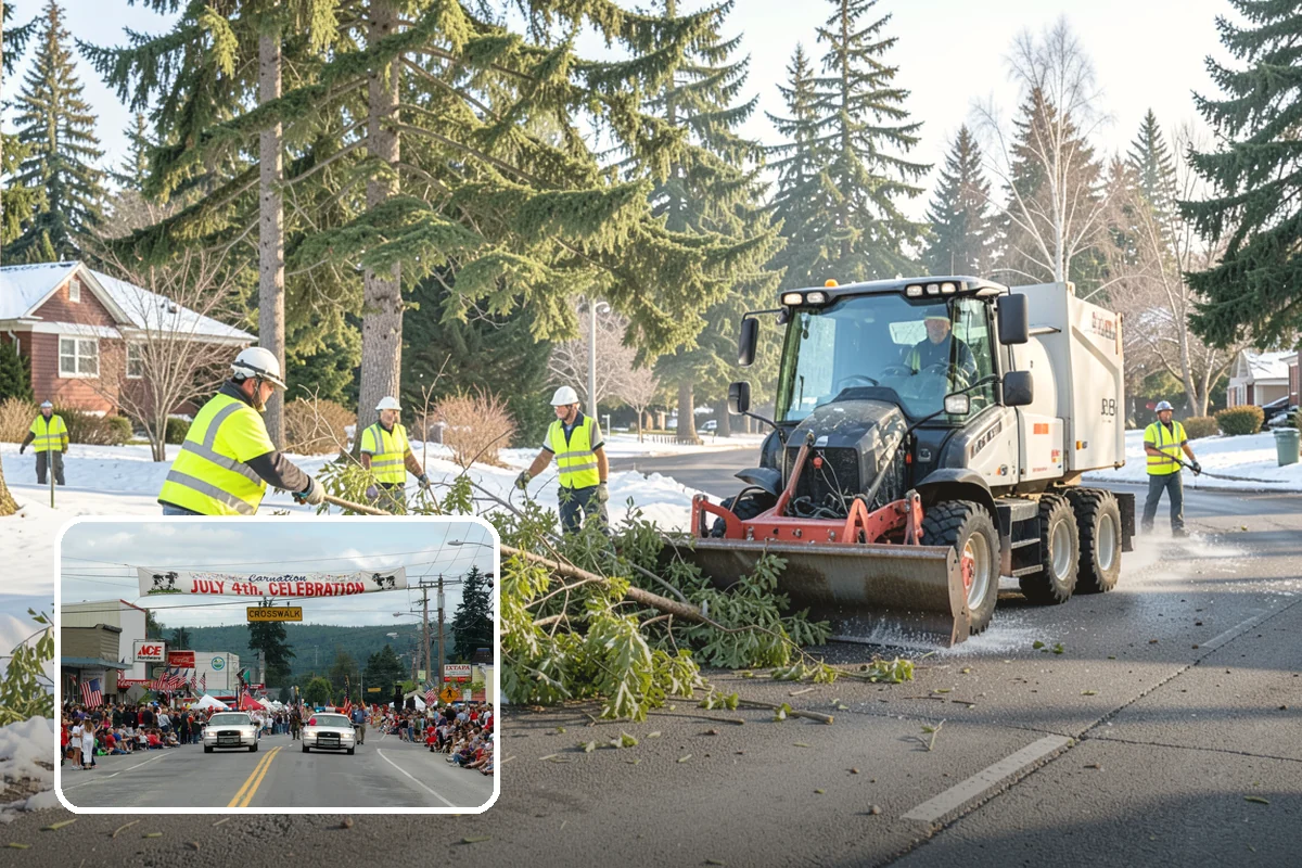 Parking Lot Paving in Carnation, King County, WA - Engineered section sized to actual lot traffic
