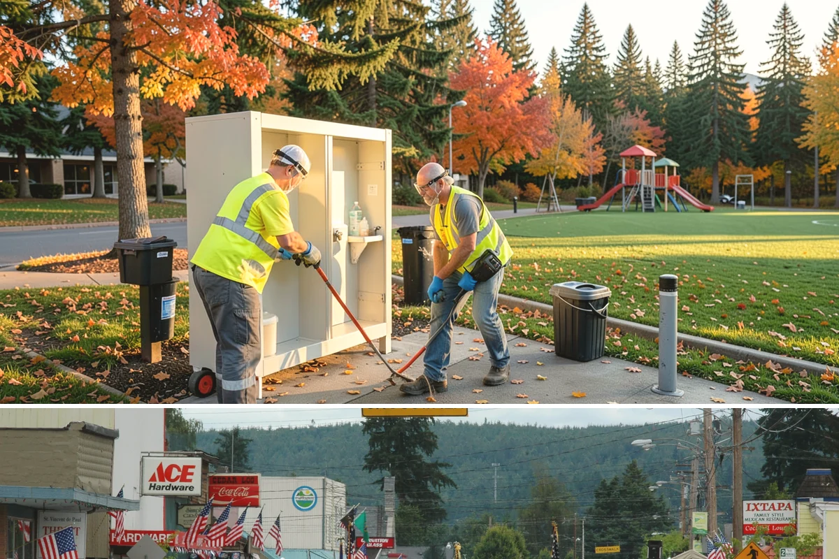 Parking Lot Paving in Carnation, King County, WA - Lot paving is scheduled in summer to secure the dry, warm weather that quality compaction requires.