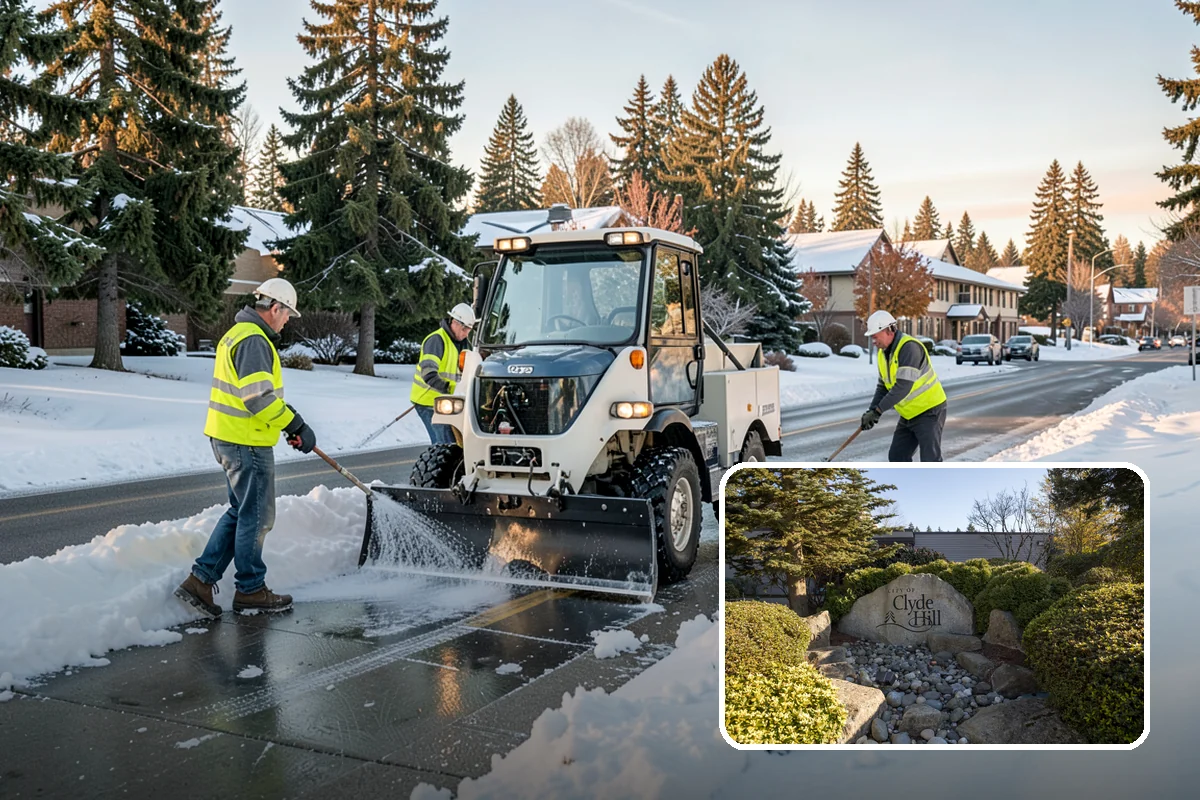 Parking Lot Paving in Clyde Hill, King County, WA - Engineered section sized to actual lot traffic