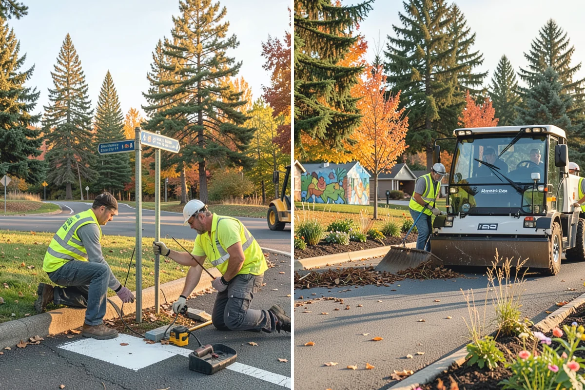 Parking Lot Paving in Coupeville, Island County, WA - Grade and build the base to the design section