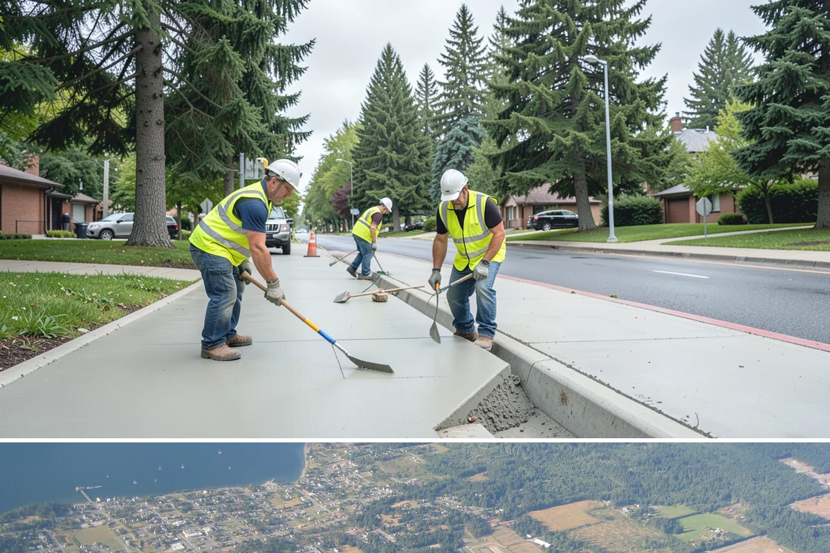 Parking Lot Paving in Coupeville, Island County, WA - Lot paving is scheduled in summer to secure the dry, warm weather that quality compaction requires.