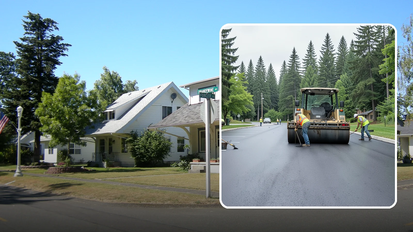 Parking Lot Paving in DuPont, Pierce County, WA - Full-depth and overlay paving for municipal parking lots at facilities, parks, and transit sites.