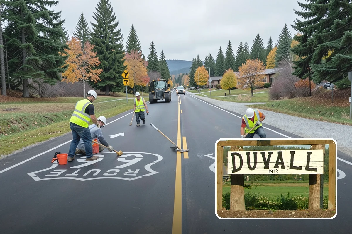 Parking Lot Paving in Duvall, King County, WA - Engineered section sized to actual lot traffic