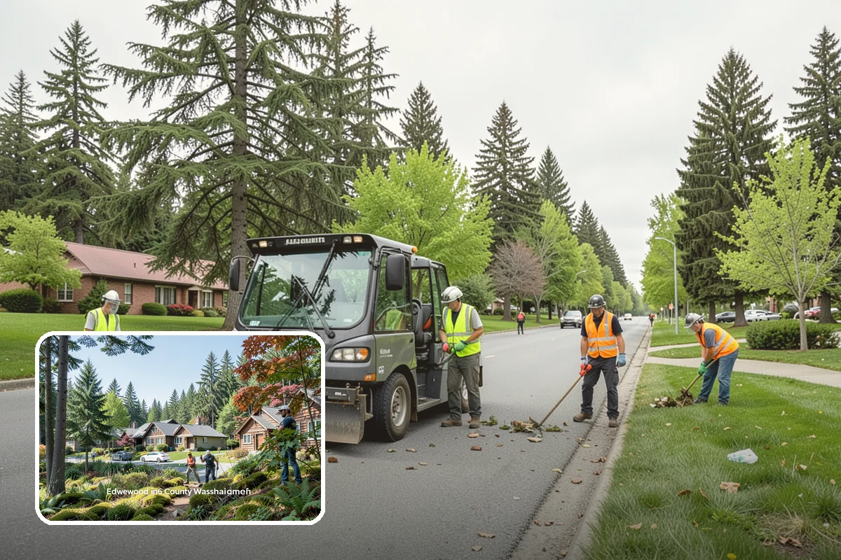 Parking Lot Paving in Edgewood, Pierce County, WA - Engineered section sized to actual lot traffic